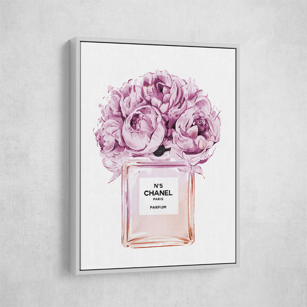 Chanel perfume flower on sale